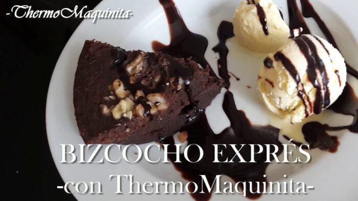 BIZCOCHO EXPRÉS de CHOCOLATE con Thermomix