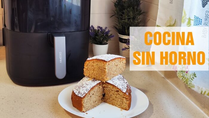 BIZCOCHO con FREIDORA de AIRE  | Receta fácil, sin horno