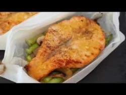 Barcas de salmón y verduras en freidora sin aceite Cosori – ¡Receta fácil y riquísima!