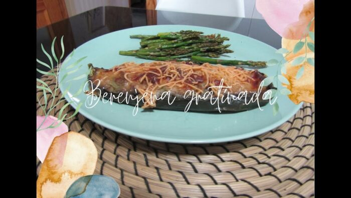 Berenjena gratinada en  FREIDORA DE AIRE 🍆