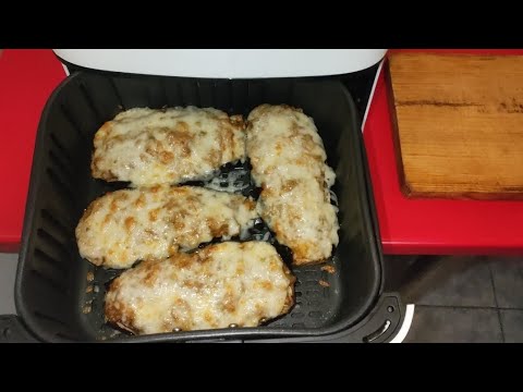 Berenjenas 🍆 Rellenas de Carne 😋 en Freidora de Aire Cosori. Fácil y Riquísimas