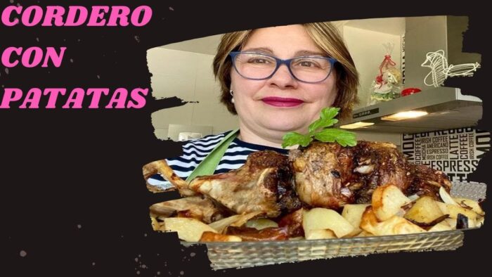 CORDERO 🐑 CON GUARNICION 🥔 🫑 🧅 ESPECTACULAR!!! CON FREIDORA DE AIRE