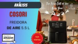COSORI Freidora de Aire 5,5L – Air Fryer con 13 Funciones, Pantalla Táctil LED y Cocción R ...