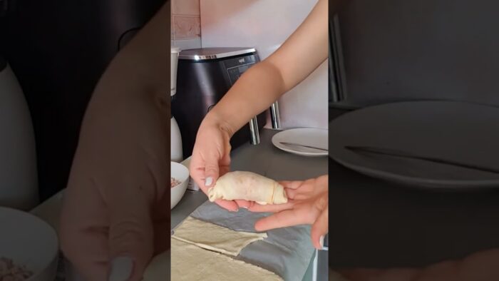 Cachitos venezolanos, fácil y rápidos en freidora de aire. #desayunosfaciles #cocinafacil