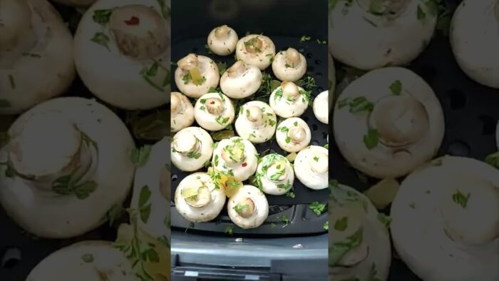 🍄 Champiñones al ajillo en freidora de aire AirFryer. @Recetaslinakysylenko