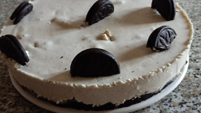 Cheescake de oreo, fácil y rico con Thermomix