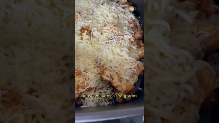 Coliflor en freidora de aire #food #recetas #castanfit