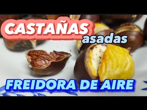 Como hacer CASTAÑAS🌰 en la FREIDORA DE AIRE, ricas y súper fácil 😉😊🇪🇦