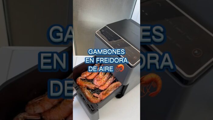 Cómo hacer Gambones en la freidora de aire 🦐 #airfryer #cosori #recetas receta en comentarios ➡️