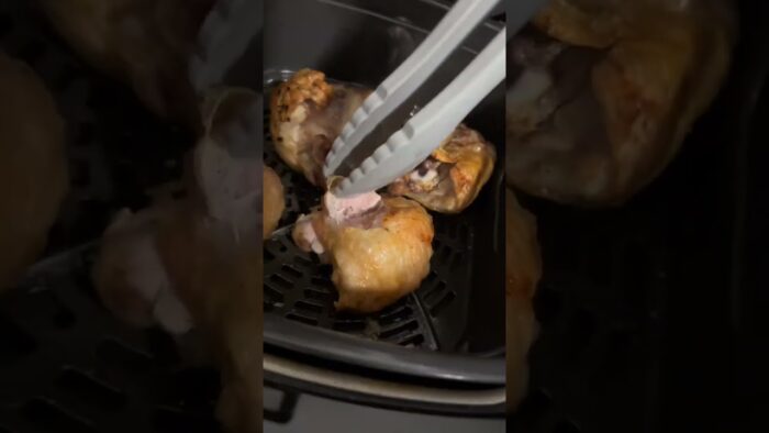 Como hacer caderas de pollo en freidora de aire #airfryerrecipes #howto #chicken #easy