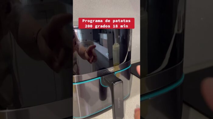 Cómo hacer patatas Fritas en freidora de aire fácil y rápido.