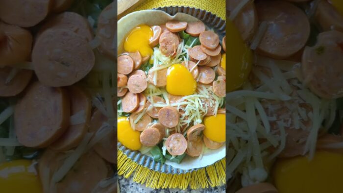 Como hacer una Pizza de Huevo en Freidora de Aire