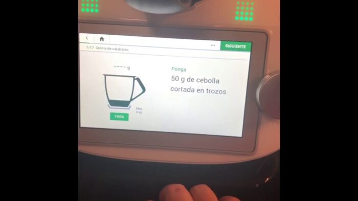 Crema de calabacín con thermomix tm6