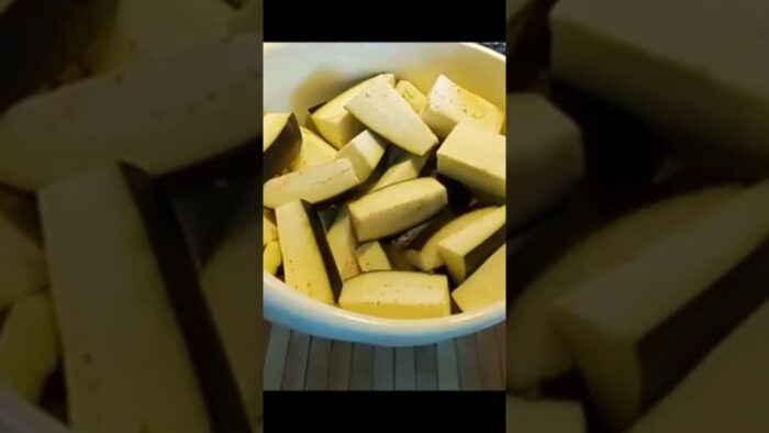 Deliciosa berenjena frita en freidora de aire❗