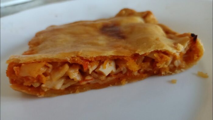 Empanada de cangrejo, fácil y rico con Thermomix