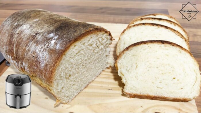 🛑♨️En La FREIDORA de AIRE ❗🍞PAN de MOLDE FÁCIL y RÁPIDO, Disfruta del Pan Casero