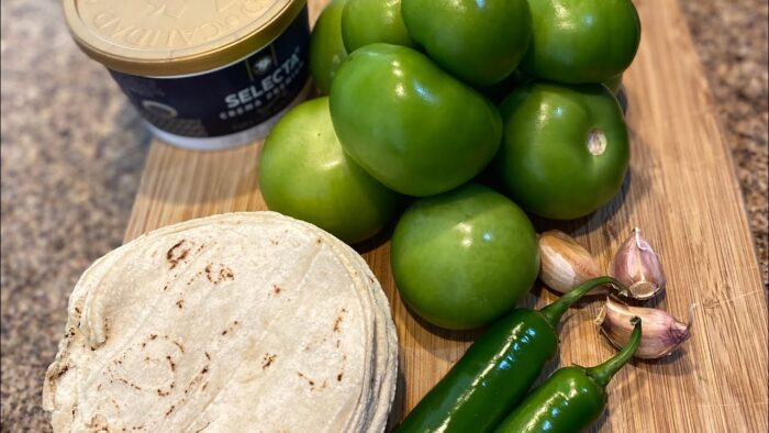 Enchiladas verdes gratinadas en Thermomix.