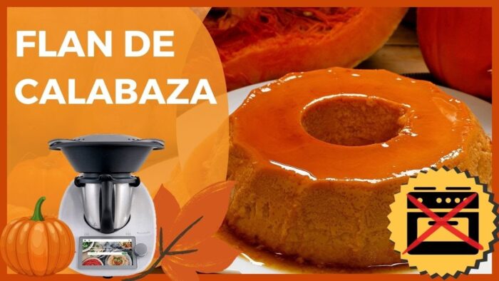 FLAN de CALABAZA 🎃​​ al VAPOR ♨️​ con THERMOMIX ✅ | OPCIÓN más SALUDABLE SIN HORNO 🤩​