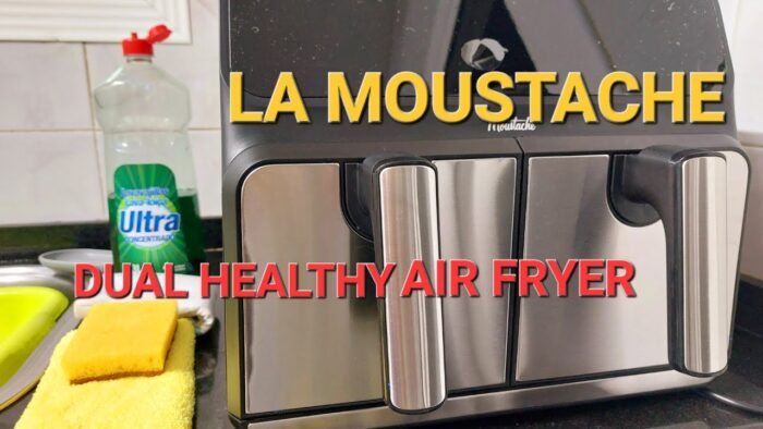 FREIDORA DE AIRE CON DOS CESTILLOS + COMO LIMPIARLA /1° PARTE