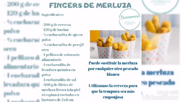Fingers de merluza con Thermomix