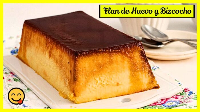 ✅ Flan de Huevo y Bizcocho Súper Rápido en Freidora de Aire 🍮🍮😋