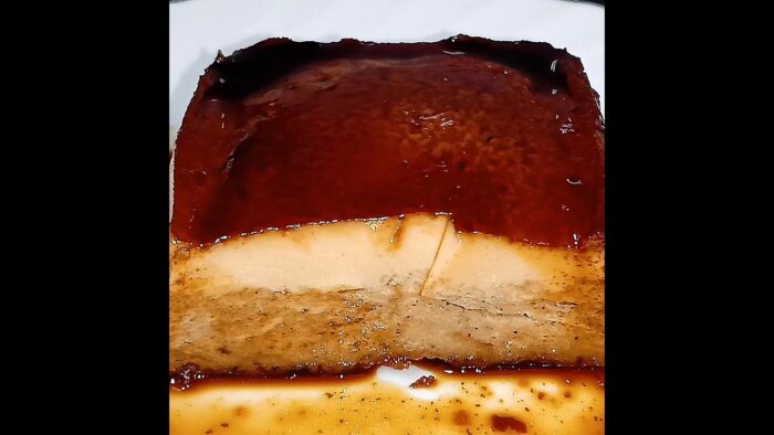 Flan de Huevo y Bizcocho en Freidora de Aire 🍮🍮😋❤️
