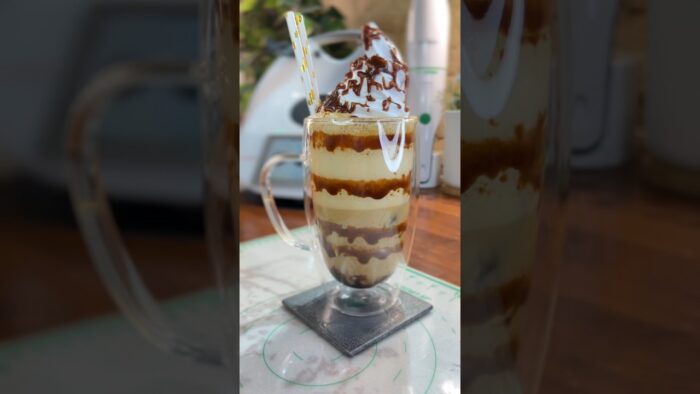 Frappuccino ✨✨☕️  #thermomix #recettethermomix #shorts #coffee #Frappuccino #caramel #recettefacile