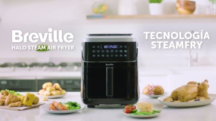 Freidora de aire con sistema de cocción al vapor Breville