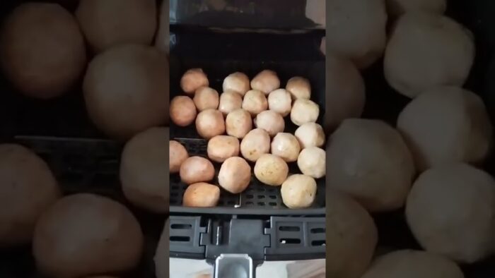 Freir albondigas en freidora de aire