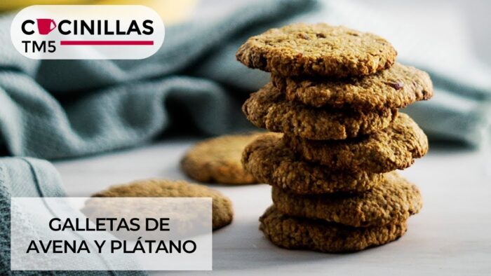 Galletas de Avena y Plátano sin azúcar | Recetas Thermomix