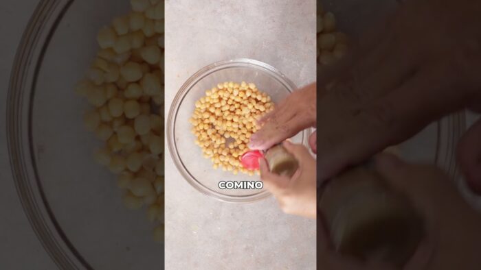 Garbanzos fritos en freidora de aire Airfryer #recetasfaciles #garbanzos #airfryer