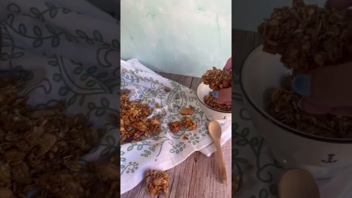Granola en freidora de aire