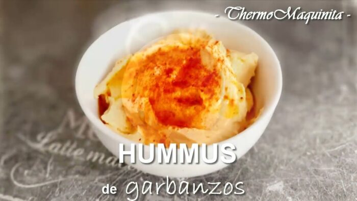 HUMMUS THERMOMIX®. Cómo hacer hummus de garbanzos de la manera más fácil…