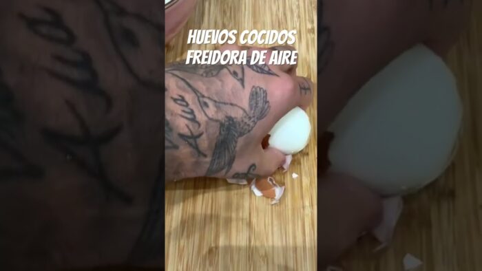 Huevos Cocidos en Freidora de Aire 🥚 ¡EN 1 MINUTO!