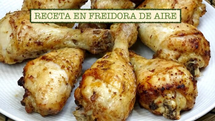 JAMONCITOS DE POLLO ADOBADO, En Freidora de Aire⭐️ AIR FRYER Sin Aceite⭐️