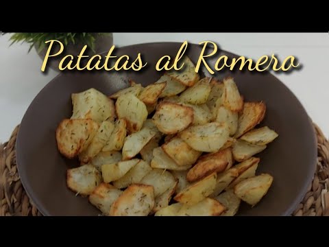 Las MEJORES PATATAS Guarnición al ROMERO en AIRFRYER o Freidora de aire! #airfryer #saludable