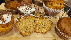 🧁 MUFFINS de PLÁTANO en FREIDORA DE AIRE COSORI 🔴 Sazonador Banana Bread  *Just Spices*