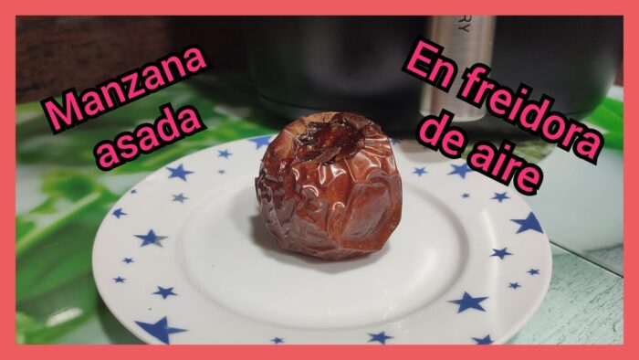 Manzana asada en FREIDORA de AIRE