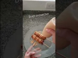 Mini hot dogs estilo coreano en freidora de aire. #shorts #airfryer