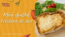 Mini quiche en freidora de aire (AIRFRYER).