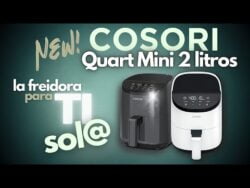NUEVA freidora de aire COSORI  Quart Mini 2 litros.Vives sol@? regalo? ESTO ES  PARA TI! 💪⚡😋