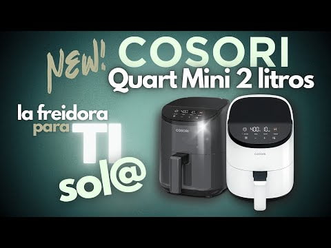NUEVA freidora de aire COSORI  Quart Mini 2 litros.Vives sol@? regalo? ESTO ES  PARA TI! 💪⚡😋