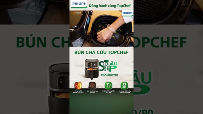 Nồi chiên không dầu Philips HD9880/90