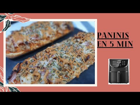 PANINIS EN FREIDORA DE AIRE|| EN 5 MINUTOS #aprovechamiento #airfryer #cosori