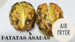 ✅ PATATAS ASADAS en FREIDORA DE AIRE / papas al horno en #airfryer
