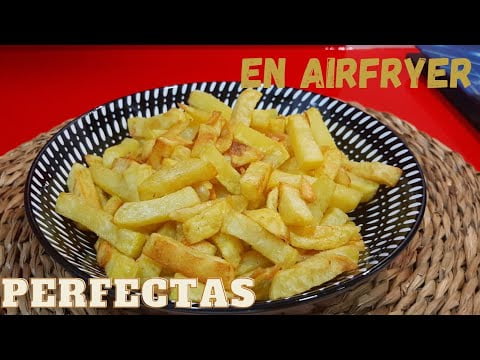 PATATAS FRITAS 🍟🍟 EN FREIDORA DE AIRE| TRUCOS PARA QUE SALGAN PERFECTAS