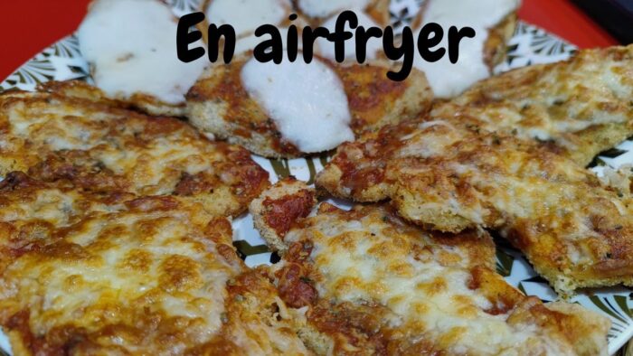 PECHUGAS DE POLLO SABOR PIZZA 🍕 EN FREIDORA DE AIRE 🤤