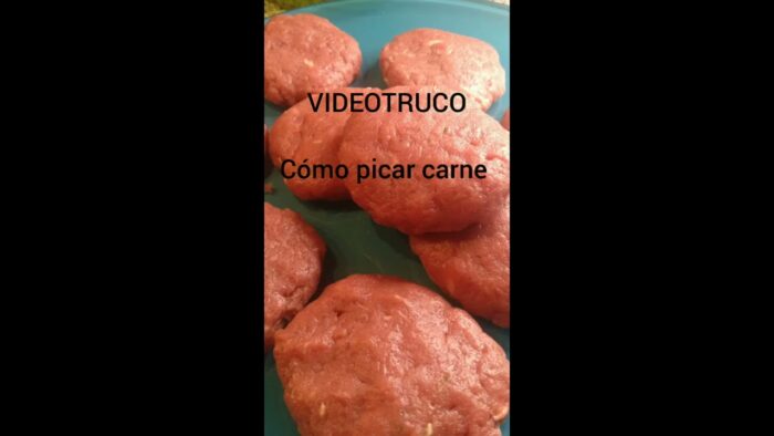 PICAR CARNE FÁCIL EN THERMOMIX