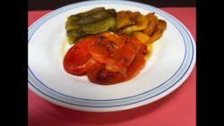 PIMIENTOS ASADOS EN FREIDORA DE AIRE
