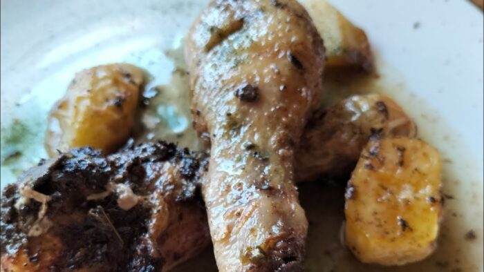POLLO AL HORNO ECHO EN LA FREIDORA DE AIRE